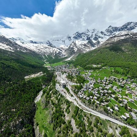 Helles, Chalet-Stil Apartment Mit Allalinblick Зас-Фе Экстерьер фото